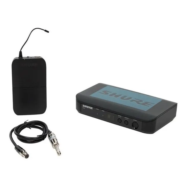 Shure Microfono Inalámbrico Para Guitarra Y Bajo Blx14 Rjd