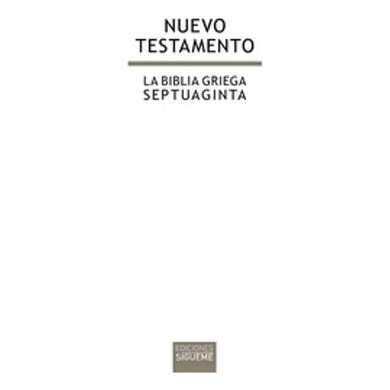 Nuevo Testamento Biblia Griega Septuaginta Códices Bíblicos