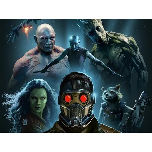 Painel  Guardião Da Galaxia  2 X 1,50 Banner,fosco.(05)