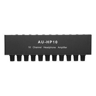 Au-hp10 Amplificador De Auriculares Estéreo De 10 Canales (a Au-hp10 Amplificador De Auriculares Estéreo De 10 Canales (a