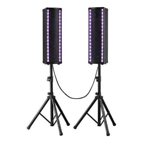 Bocinas Bluetooth Evl Con Tripies Color Negro