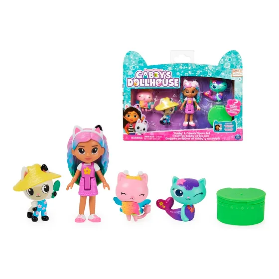 Gabby's Dollhouse Set De Figuras Gabby Y Sus Amigos Rainbow
