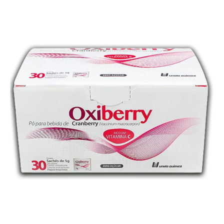 Oxiberry Cranberry 30 Sachês De 5g Cada União Química Oxiberry Cranberry 30 Sachês De 5g Cada União Química