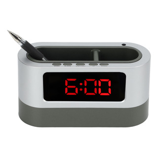 Portalápices Led Para Reloj, Alarma, Diseño Con Memoria Temp Portalápices Led Para Reloj, Alarma, Diseño Con Memoria Temp