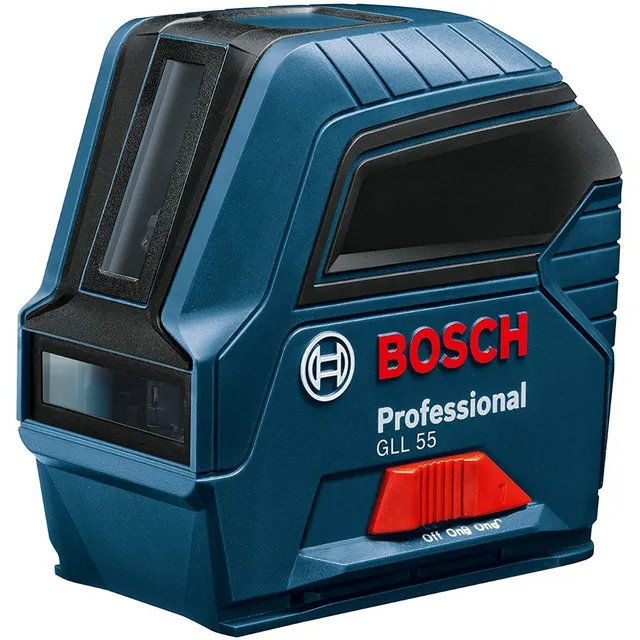 Nivel Láser Plano Gll55 Con Soporte Y Estuche 15mts Bosch 