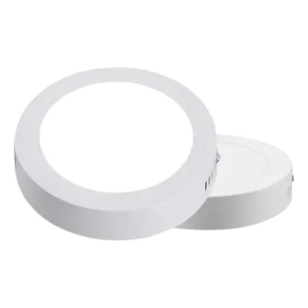 Lampara De Techo Sobreponer Led 18w Luminaria Para Plafón Estructura Blanco