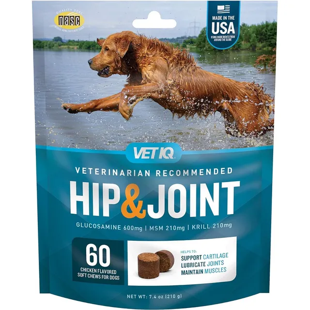 Cadera Y Articulaciones Para Perros Vetiq 60 Soft Chews