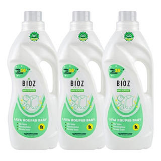 Combo 3 Lava Roupa Baby Ecológico Alto Rendimento Bioz Green Combo 3 Lava Roupa Baby Ecológico Alto Rendimento Bioz Green