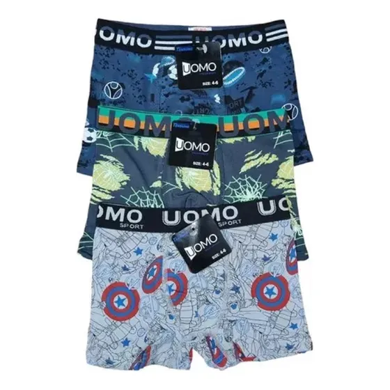 Boxer Importados Uomo Niños . Pack X12 Mayorista