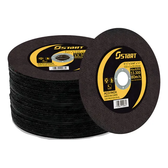 Disco Corte Fino Inox 4.1/2 X 1,0 Para Esmerilhadeira 100 Peças Start