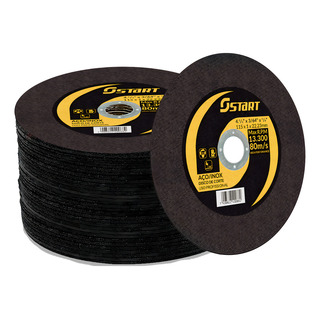 Disco Corte Fino Inox 4.1/2 X 1,0 Para Esmerilhadeira 100 Peças Start Disco Corte Fino Inox 4.1/2 X 1,0 Para Esmerilhadeira 100 Peças Start