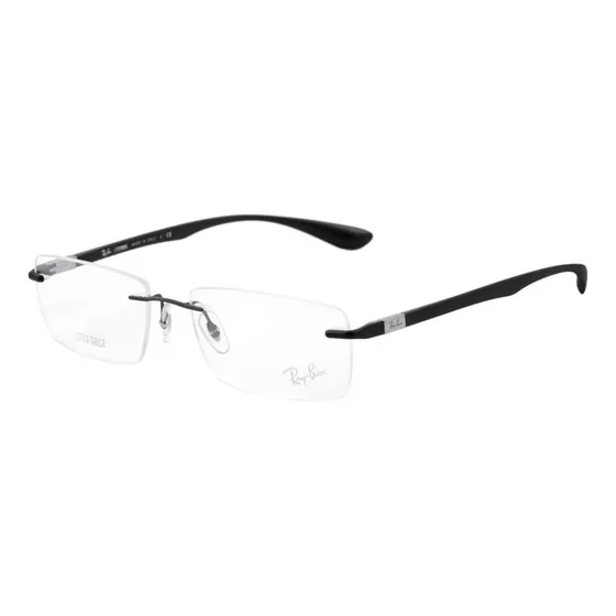 Armação Ray Ban Rb8724 1128 56 Preto 3 Peças Liteforce 8724