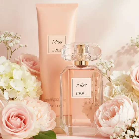 Perfume Miss Lbel 50ml + Crema Corporal Perfumada 130ml