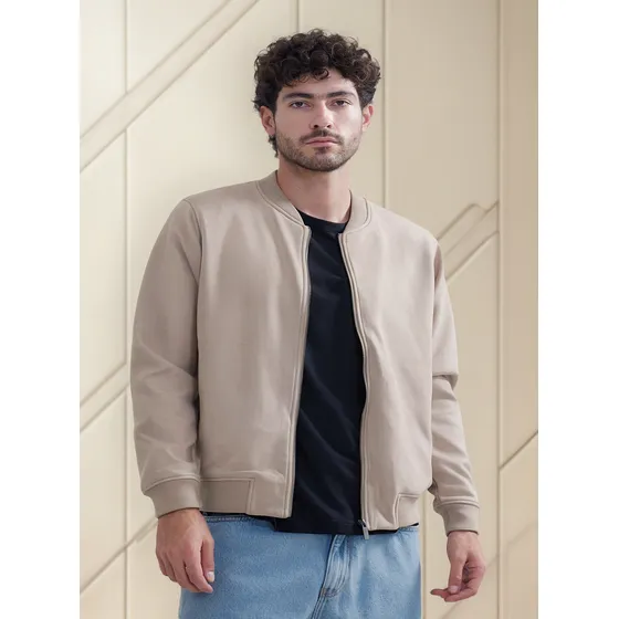 Chaqueta Hombre Seven Bomber Café Poliéster 45080380-8528