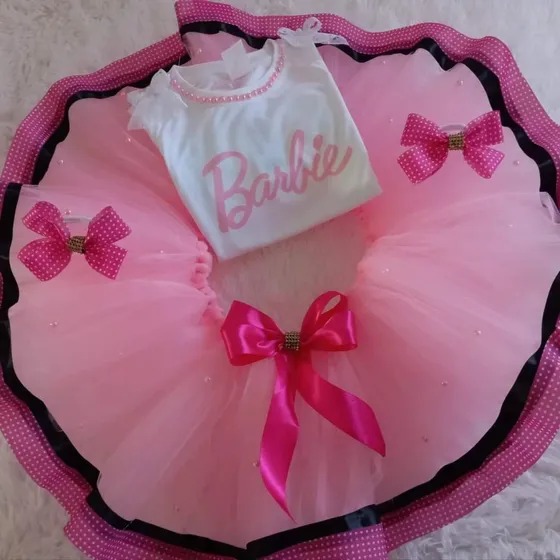 Conjunto Personalizado Tutú Vestido Remera Body