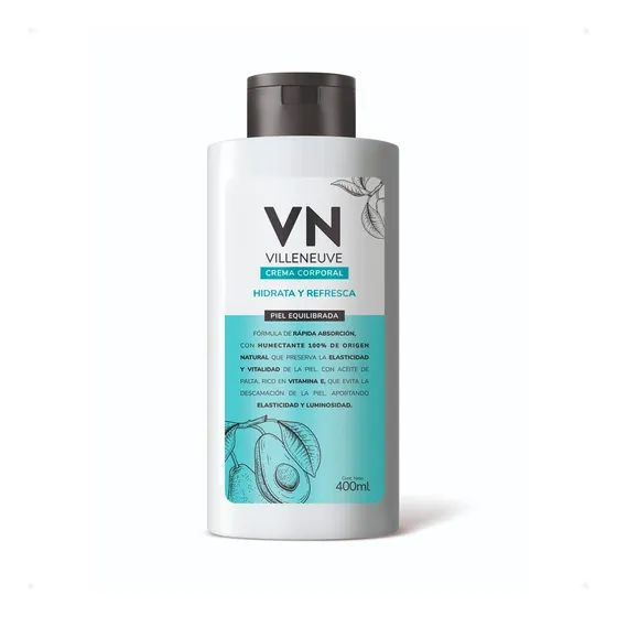 Crema Corporal Vn Hidrata Y Refresca Piel Equilibrada - Otec