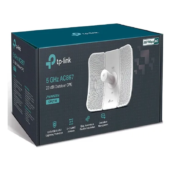 Antena Tp-link Cpe710 Outdoor 23dbi 5ghz Ac867 Tasa Bcv