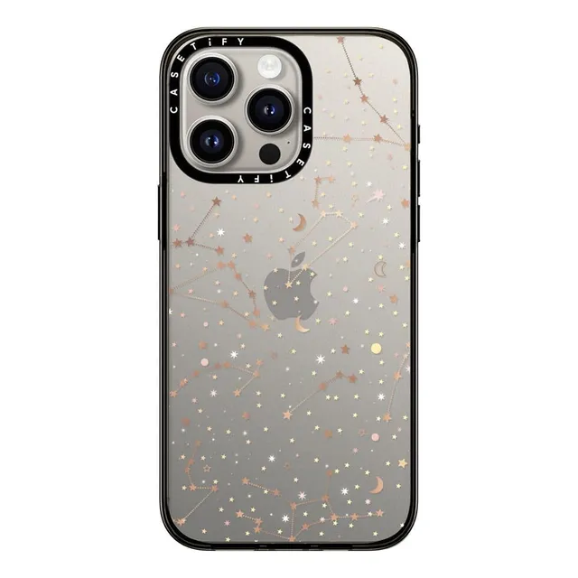 Funda Para iPhone 15 Pro Max Transparente Negro Uso Rudo -52