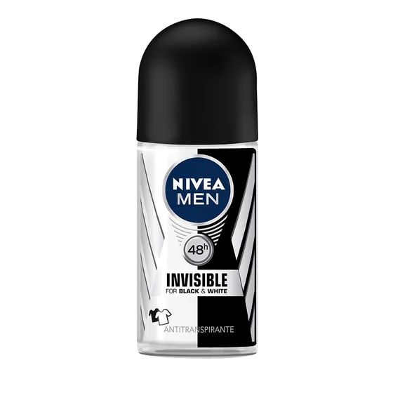 Antitranspirante roll on Nivea Black & White 50 ml