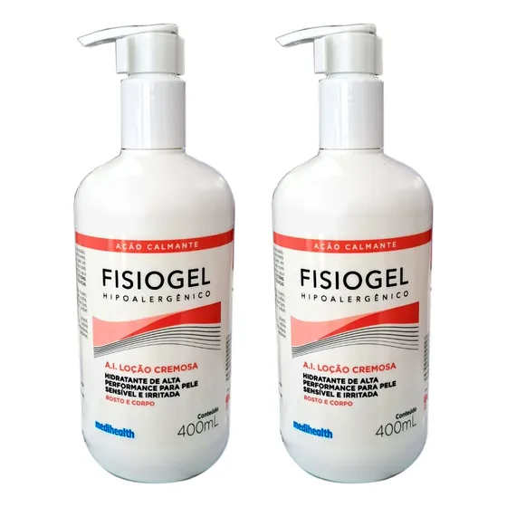 Fisiogel A.i. Loção Cremosa Ação Calmante 2 Unidades