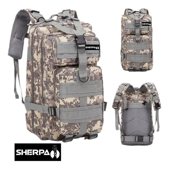 Morral Táctico Sherpa Bolso Deportivo Impermeable