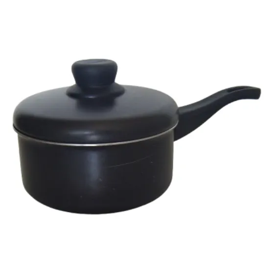 Olla Rochedo Teflón 0.25l Antiadherente Chica Negro