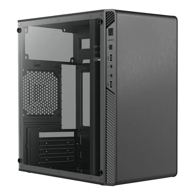 Gabinete Performance Ii Gi215w M-atx, Fuente Atx 500w P/acri Color Negro