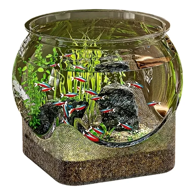 Pequeña Pecera Para Betta, Mini Acuario De Acrílico