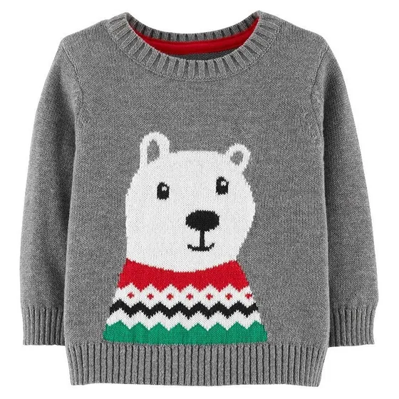 Buzo Tejido Carters Oso Gris  3m Flaber