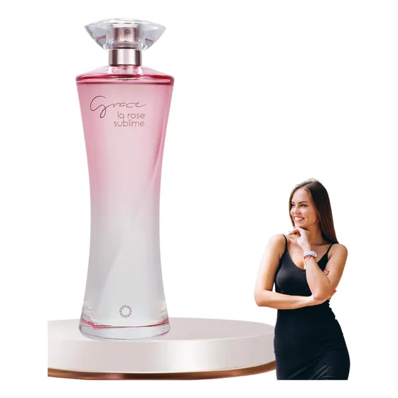 Grace La Rose Hinode 100ml Original & Autentico Melhor Preço- La Nuit Tresor Lancome- Perfume Grace Rosa Hinode
