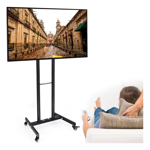 Soporte De Tv Monitor Pantallas Piso De 32  A 65  Máx 25kg
