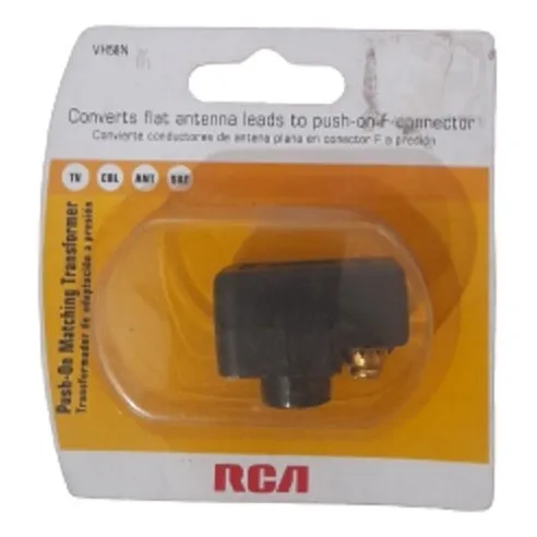 Convertidor 75 A 300 Ohm Cable Plano A Coaxial  Tv Marranito