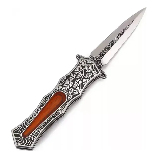 Daga Diseño Navaja Militar Cuchillo Semi Automático