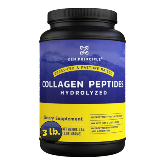 Péptidos De Colágeno Zen Principle Alimentados Con Pasto, 1,