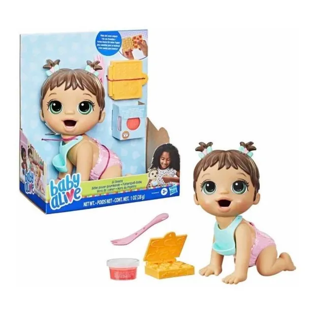 Muñeca Baby Alive Hora De Comer Con Accesorios 21 Cm