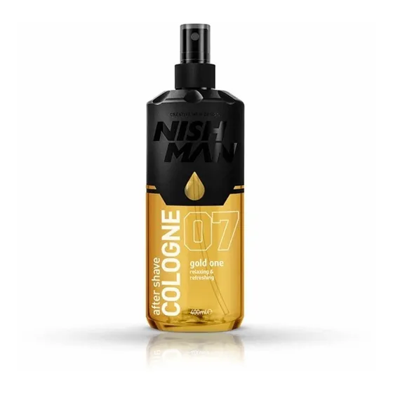 Nish Man After Shave Cologne 07 Gold One 400ml 