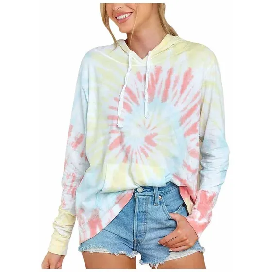 117 Camiseta Manga Larga Para Dama Estampado Casual