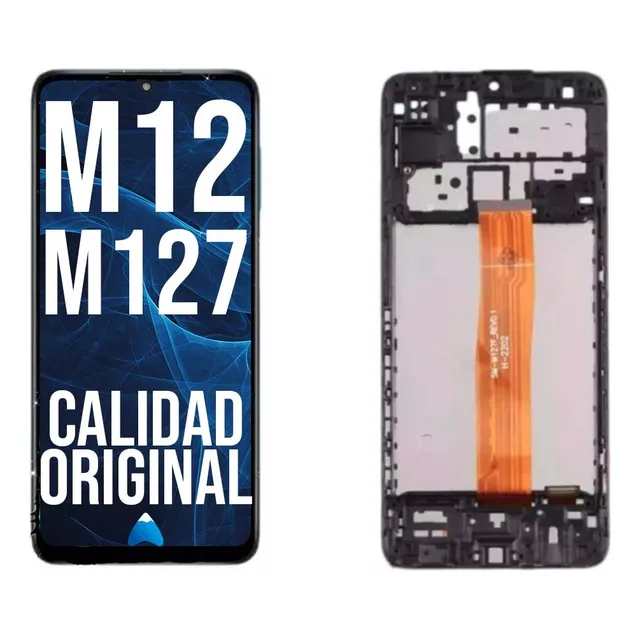 Modulo Para Samsung M12 M127 Pantalla Touch Oled Con Marco