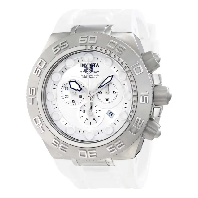 Reloj Invicta Subaqua 1536 White Chronograph Swiss Nuevo
