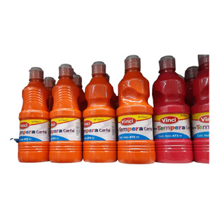 Botella Pintura Tempera Vinci 473 Ml Varios Colores Botella Pintura Tempera Vinci 473 Ml Varios Colores