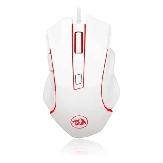 Mouse Gamer Nothosaur Redragon White 6 Botões 3200 Dpi M606w Cor Branco