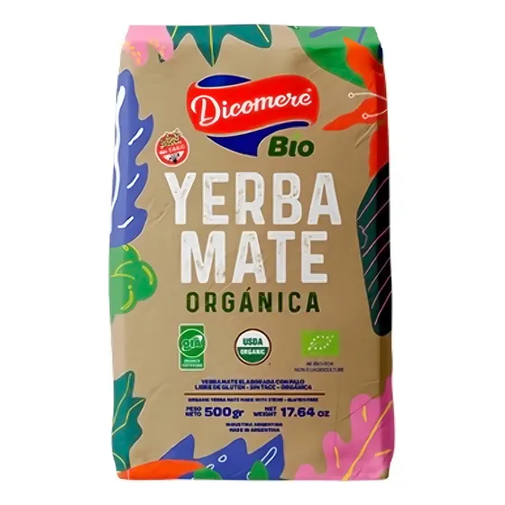 Yerba Mate Organica Con Palo Bio Dicomere Sin Tacc 500g