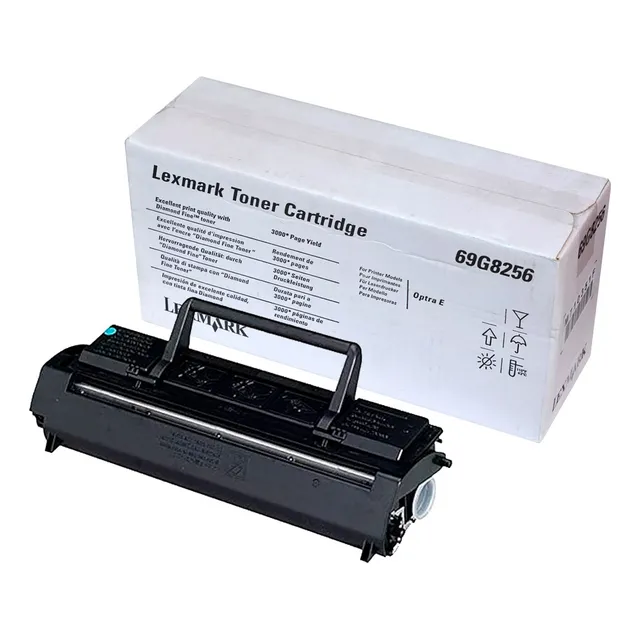 Cartucho De Toner Original Lexmark Optra E 69g8256 Negro Csi