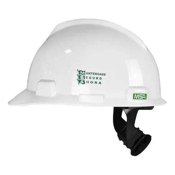 Casco De Seguridad Tipo Cachuca Blanco Ajuste Matraca Msa