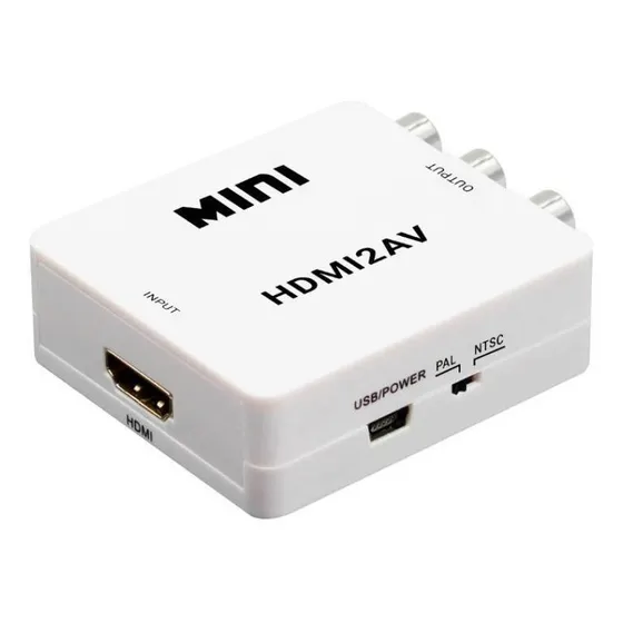 Adaptador Hdmi A Av Rca Hdmi Video Y Audio Diginet