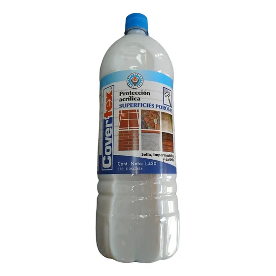 Covertex Sellador Acrílico Impermeabilizante Pisos Y Piedras