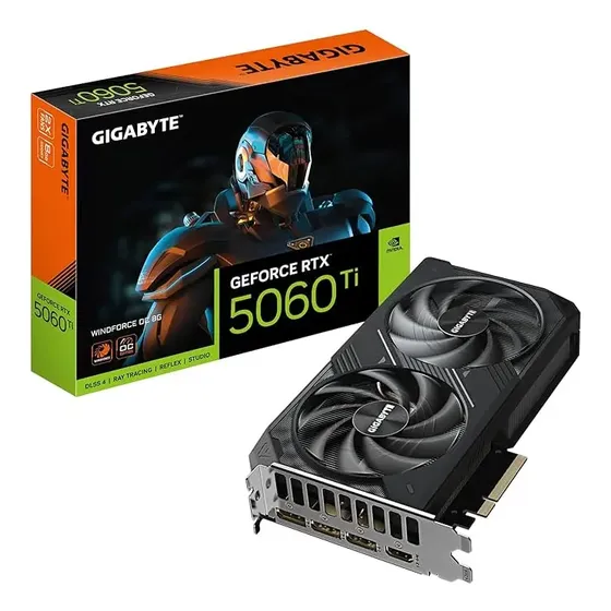 Tarjeta Video Gigabyte Nvidia Rtx 5060 Ti Windforce Oc, 8gb | Cuotas sin interés
