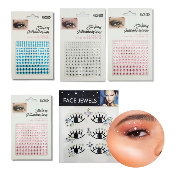 Cristales Autoadhesivos Para Ojos Modelos Surtidos