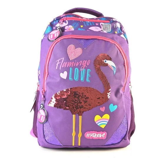 Mochila Kooshi Flamingo 43 Cm - Cod. 91335