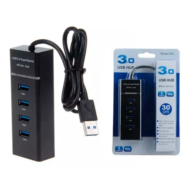 Hub Usb 3.0 Macbook Air, Pc, Portatil 4 Puertos. 